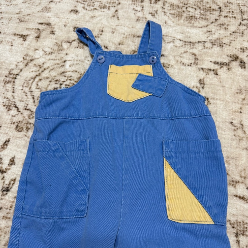 Vintage healthtex overalls color block-18 months - Picture 5 of 6